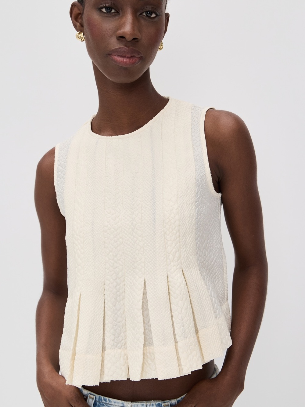 Sea New York Fayetta Embossed Tank Top XXS